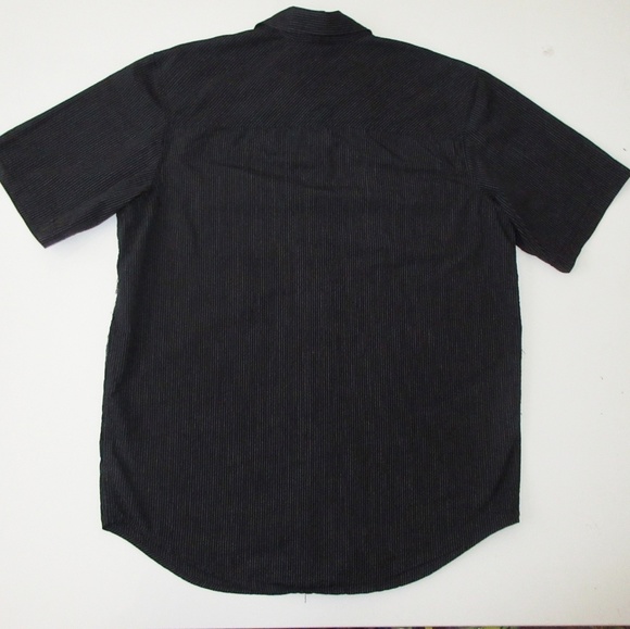 Anchor Blue Men's Short Sleeve Button Down Shirt Size Medium Blue - Picture 2 of 3